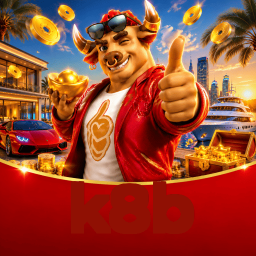 k8b Logo - Bônus com Rollover Justo